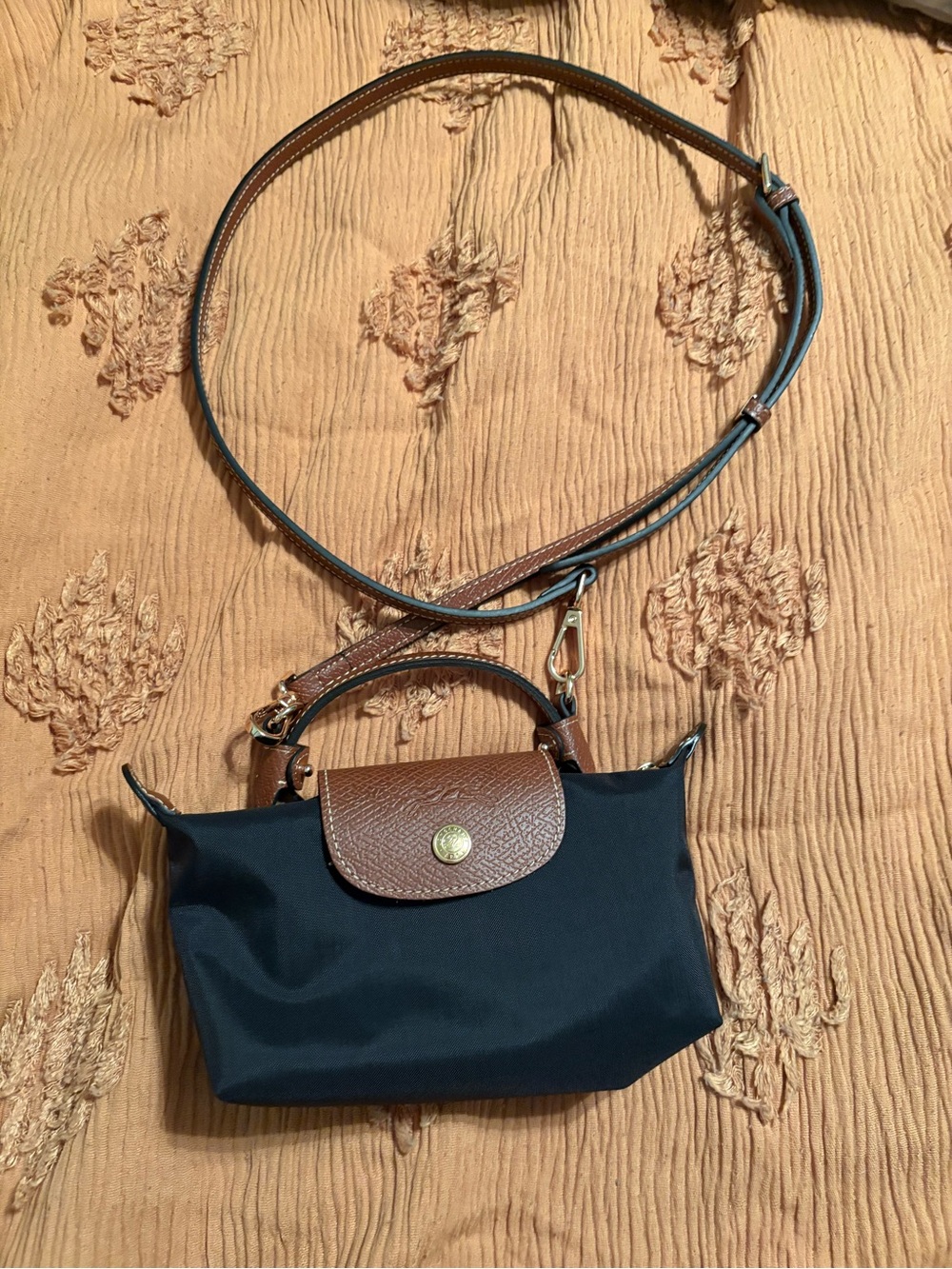 Longchamp Black LE PLIAGE ORIGINAL POUCH WITH HANDLE